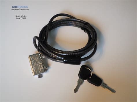 noble lock slot|noble wedge cable lock.